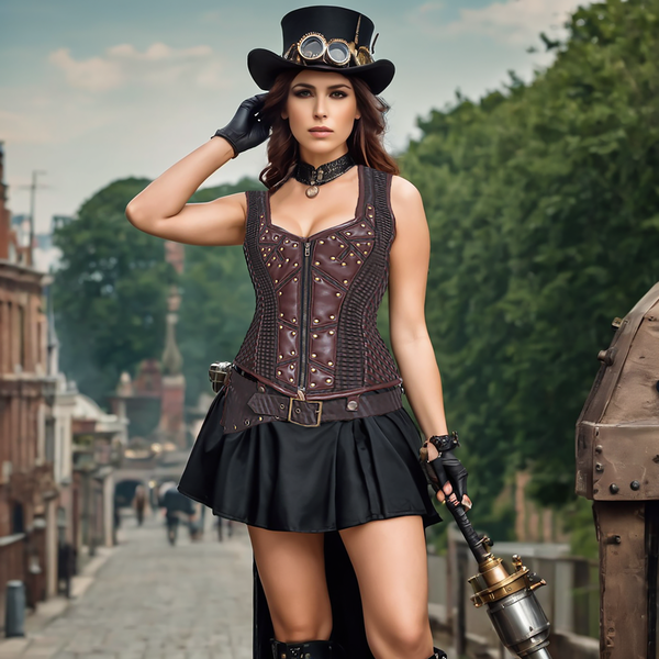 Steampunk corset outfit best sale