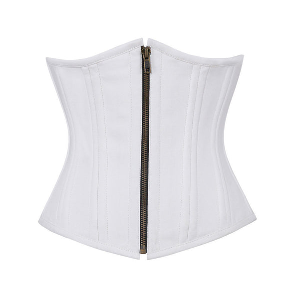 http://www.corsetsqueen.com/cdn/shop/products/CQ-1191_CorsetsQueen_White_Cotton_Waist_Training_Underbust_Corset_Spiral_Boned_Front_Antique_Zipper_1_grande.jpg?v=1598228197