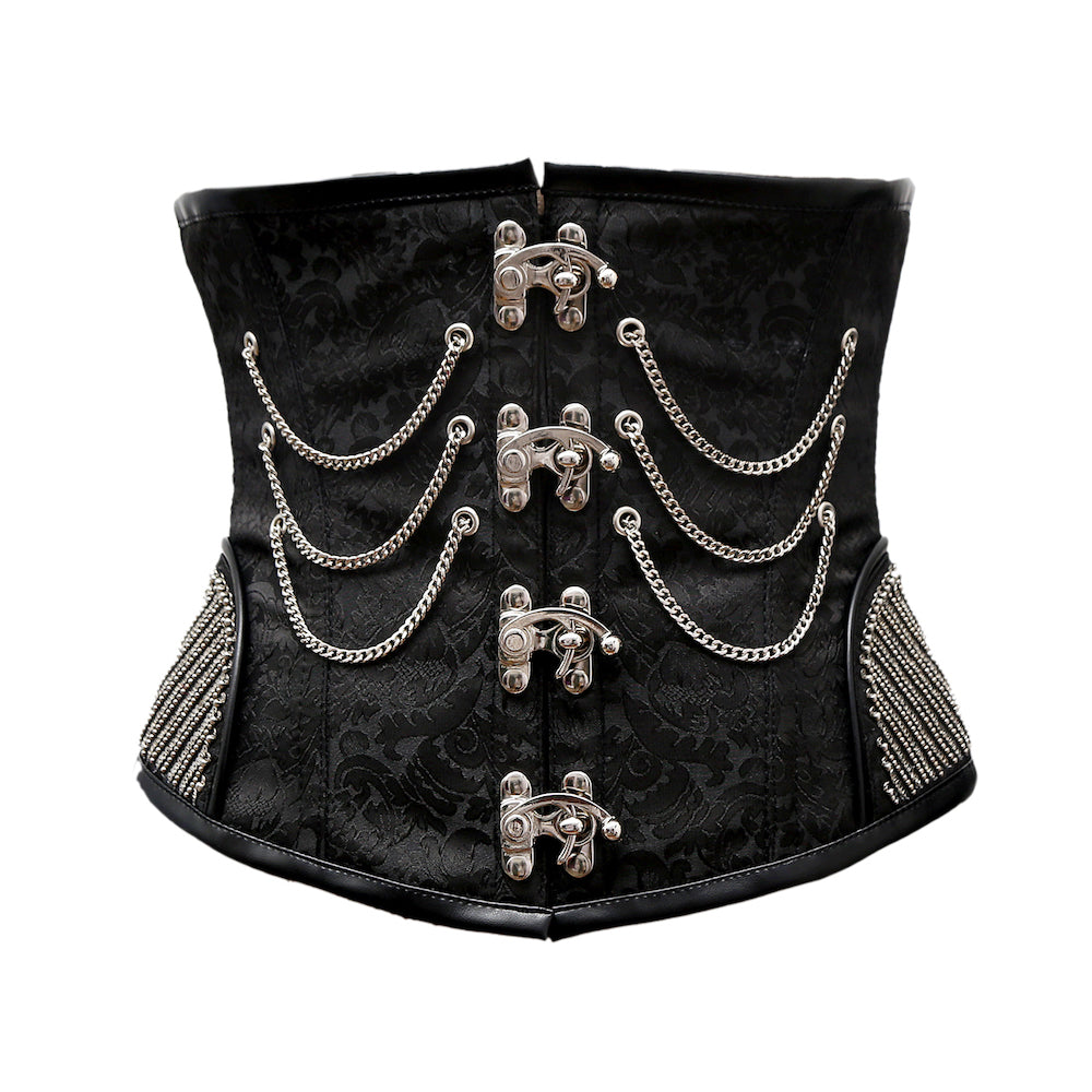 Kety Steampunk Embroidered Corset - Corsets Queen US-CA