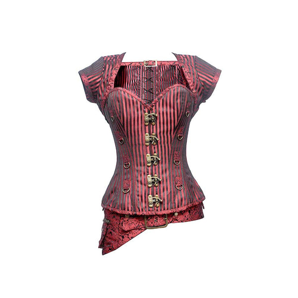 Cathy Steampunk Overbust Corset - Corsets Queen US-CA