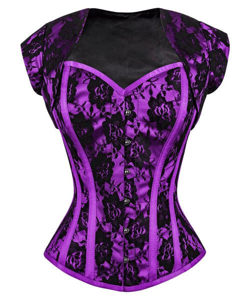 Nainsey Overbust Corset with Bolero Jacket - Corsets Queen US-CA