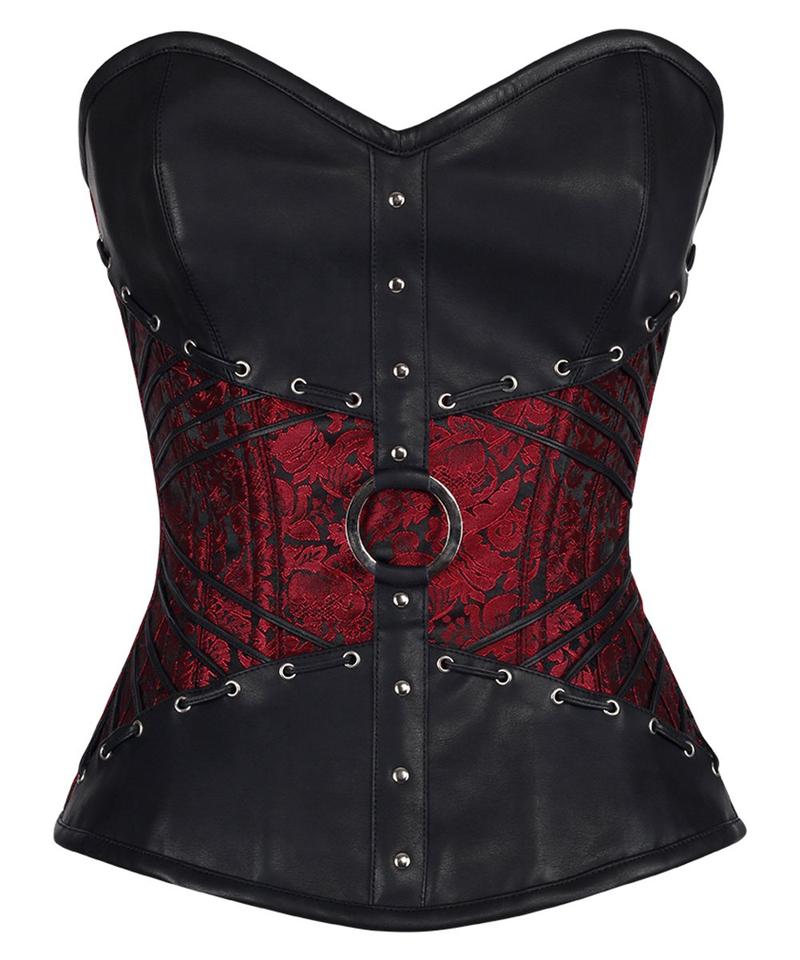 Charles Gothic Overbust Corset - Corsets Queen US-CA