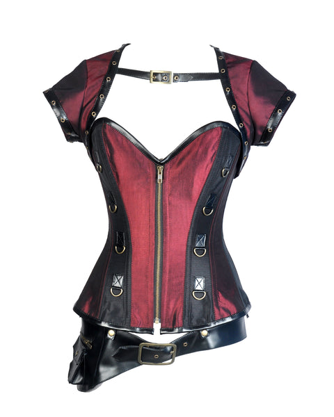 Foden Steampunk Corset With Jacket - Corsets Queen US-CA