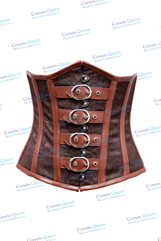 https://www.corsetsqueen.com/cdn/shop/products/Coffee_Brocade_Brown_Faux_Leather_Steel_Boned_Steampunk_underbust_Corset_Silver_Busk_bywww.corsetsqueen_1024x1024.jpg?v=1670064766